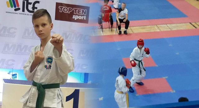 Eryk Kumor z sukcesami w Taekwondo
