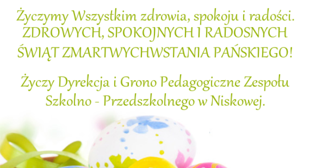 Wesołych Świąt Wielkanocnych!