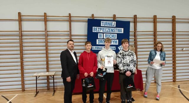 Etap gminny Ogólnopolskiego Turnieju Bezpieczeństwa w Ruchu Drogowym | III miejsce drużynowo, I miejsce – indywidualnie