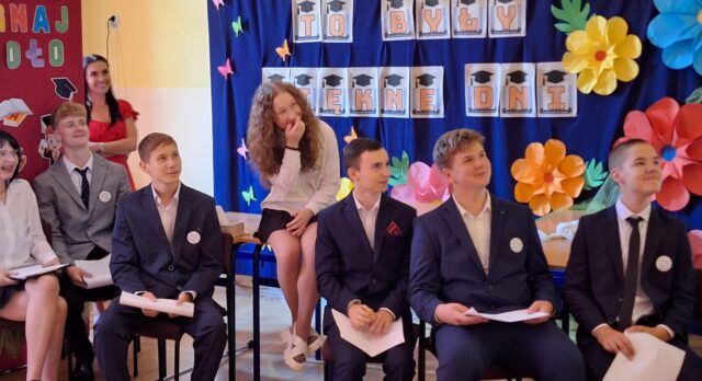 Pożegnanie ósmej klasy w naszej szkole